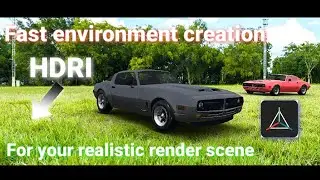 HDRI mapping for your environment render, fast environment setup in Prisma 3D