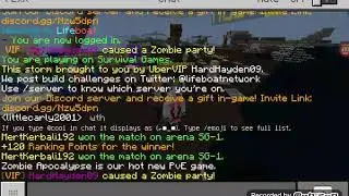 Playing lifeboat and also talking to my friends on xbox