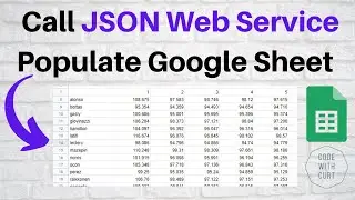 How to Call JSON Web Service to Populate Google Sheet