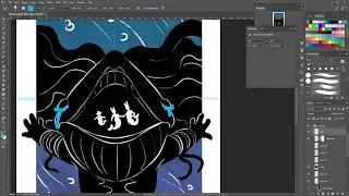 Art Time-Lapse | Whaletaur mock card