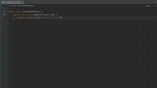 Create A New String Object with the Contents of a Character Array  in JAVA