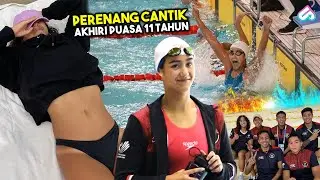 BOCAH AJAIB AKHIRI PACEKLIK EMAS! Inilah Sosok Masniari Wolf Atlet Renang Indonesia Gadis 17 tahun