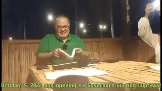 SIARGAO ISLAND: 1st Governors Surfing Cup 2022(Press Con)