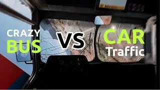 Bus VS Traffic in game with Realistic Car Destruction -  BeamNG Drive Crash car game