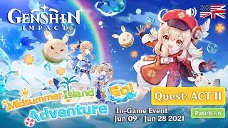 Summer Vacation Proceed With Caution | Midsummer Island Adventure Act 2 | English | Genshin Impact