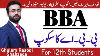 What is BBA | Scope of BBA | Job opportunities  after BBA | Universities For BBA