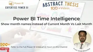 Power BI Time Intelligence- Show month names instead of Current Month Vs Last Month