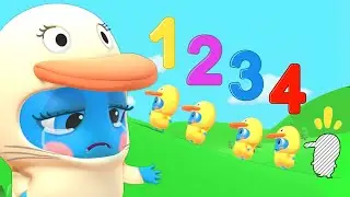 🐣🐤🐥 Five Little Ducks 🐣🐤🐥| Family nursery rhymes & songs for kids by Baby Moonies