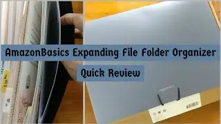 AmazonBasics Expanding File Folder Organizer Quick Review
