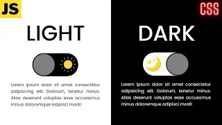 Scalable Dark/Light Theme Toggle button 2021🔥 || CSS JS