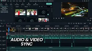 Wondershare Filmora Tutorial: How To  Sync Audio & Video (For Beginners)