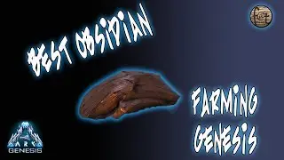 Ark Genesis: Best Obsidian Farming Location Arctic and Lava Biome!