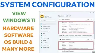 How to Check System Configuration in Windows 11 | Computer, Laptop का Configuration कैसे Check करे