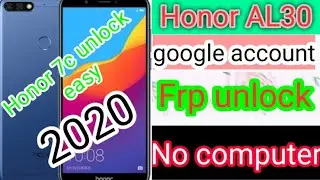 Honor AL30(7c) frp/ google Account unlock