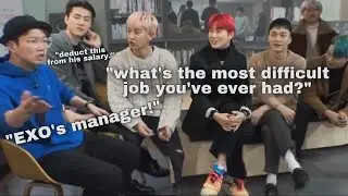 EXO 's manager has the most difficult job in the world
