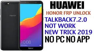 All HUAWEI 2019 FRP Google Lock Bypass Android 8.0 , NO TALKBACK, NO PC