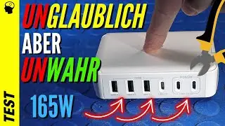 Heiße Ware: 165W USB GaN Charger mit unglaublicher Leistung