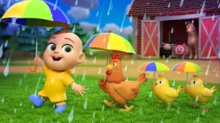 Rain Rain Go Away (Animal Version)🐎! | olaalaa Nursery Rhymes & Baby Songs