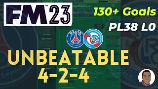 UNBEATABLE 4-2-4 | The Best FM23 OP Tactic So Far | PL38 L0|