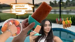Şeftalili Dondurma Tarifi! 🍑🍦 FAİL Mİ???? ❌ İlk denediğim her şeyi neden batırıyorum!!!!! :(