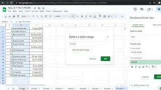 Memberi Warna Berbeda Pada Kolom Dengan Cell Kosong di Google Sheets