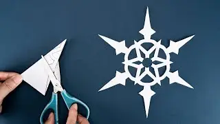 Paper Snowflake #60 - How to make Snowflakes out of paper - Christmas Ornaments