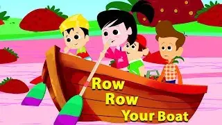 Ряд Ряд Ваша Лодка | Детский Стишок | детские стишки | Row Row Your Boat | Oh My Genius Russia