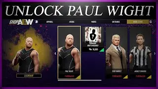 How to unlock Paul Wight Big Show in AEW Fight Forever