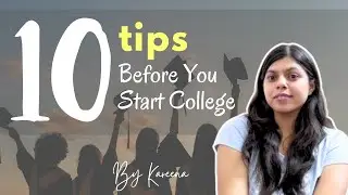 Things YOU MUST know before you start college