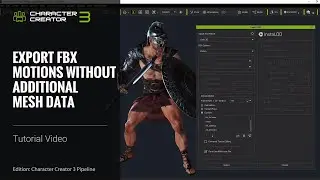 Character Creator 3 Tutorial - Export FBX Motions without Additional Mesh Data