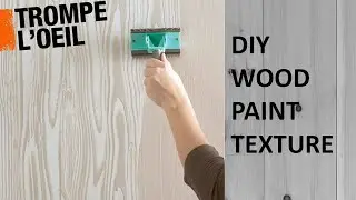 How to make  by wood texture in wall