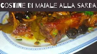 come fare e preparare costine di maiale morbide in padella alla sarda ricetta costine di maiale