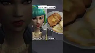 Exploring Cooking Levels 1 vs 10 animations in the Sims 4 