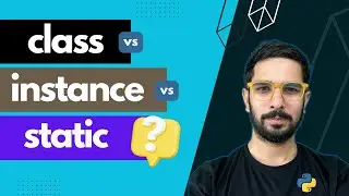 Instance method vs Class method vs Static method in Python OOP