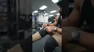 How to get off tight knee sleeves! (Works for MOST knee sleeves) #kneesleeves #powerlifting #gym