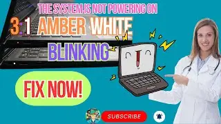 "How to Fix 3:1 Amber and White Blinking Error | Inspiron & Vostro 3500, 3501, 3400, 3401"