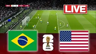 BRAZIL vs USA - FIFA World Cup 2026 FINAL || Live Football Match | PES 21