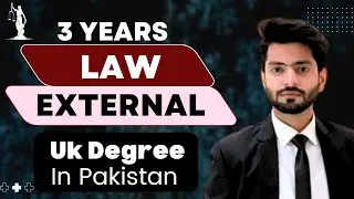 Become a Lawyer in 3 Years in PAKISTAN?!