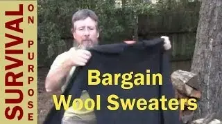 Wool Sweater Bargains for Survival on a Budget
