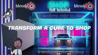Blender Guide: Turn a Simple Cube into a Retro Neon Shop