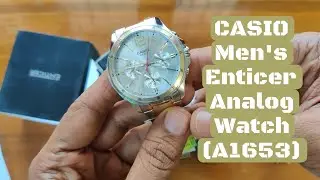 Casio Enticer Analog Watch Unboxing and Review | A1653