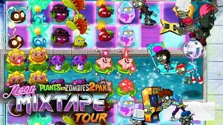 PvZ 2 PAK Neon Mixtape Tour Widescreen | Neon Maps, Many New Plants & Zombies | Download