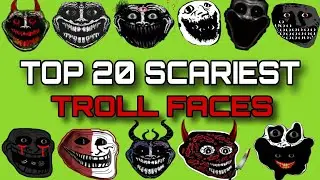 TOP 20 SCARIEST TROLL FACES IN GREEN SCREEN |  LIOR EXPLAINER 