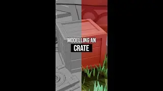 LEARN How To Model A Crate In Blender - 3D Beginner Tutorial 