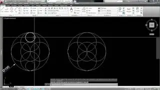 AutoCAD Tutorial: Draw circle and arc Exercise #4