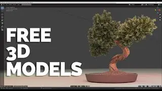 GET FREE BLENDER MODELS (WITH MATERIALS, TEXTURES AND UV)