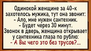 Как сантехник женщине трубы чистил! Сборник свежих анекдотов! Юмор!