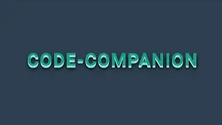 3D Text Effect CSS | HTML5 & CSS3 | @Code Companion