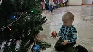 Наша первая новогодняя елка.