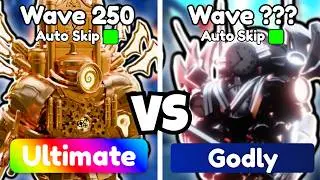 FALLEN CLOCKMAN VS UPGRADED TITAN CLOCKMAN (Toilet Tower Defense)